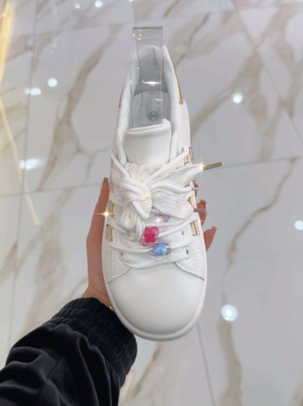 Sneakers Bianche e Oro - immagine 2