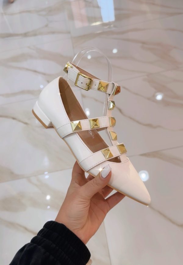 Ballerine Bianche Valentino Inspired