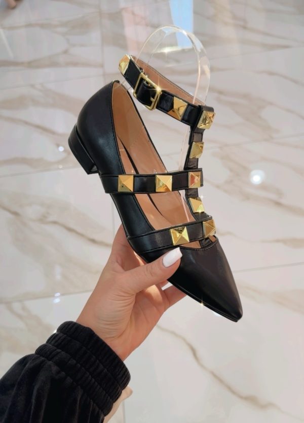 Ballerine Nere Valentino Inspired